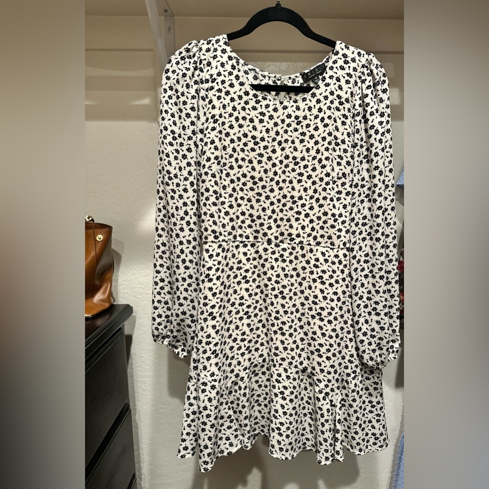 Trixxi Black Floral Dress